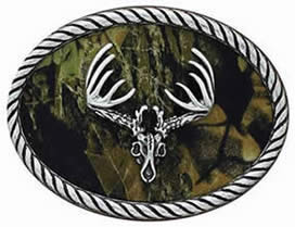Camouflage Elk or Deer Skull